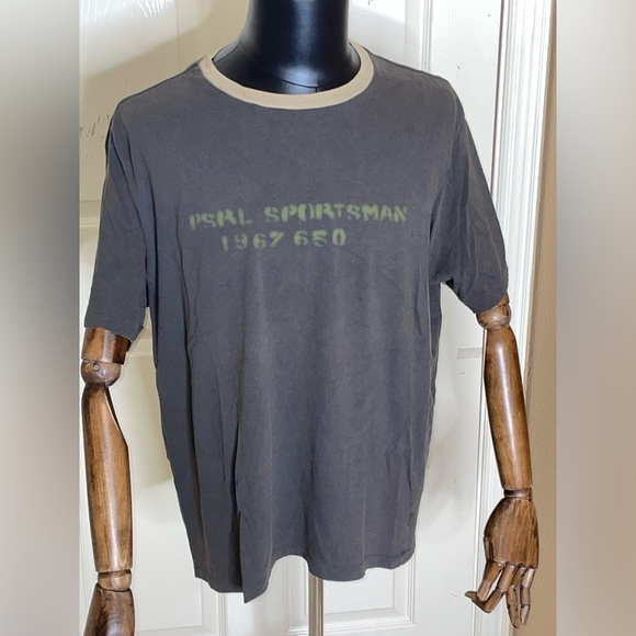 Vintage 90s Polo Sport Shirt Mens XL Ralph Lauren Made In USA Cotton Gray‌‌ - Picture 10 of 10